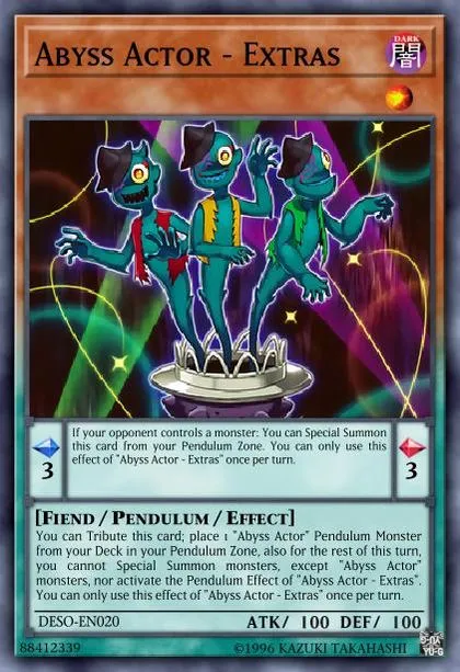 yugioh abyss actor deck list Actors Back Stage - DESO-EN028 Super Rare Yu-Gi-Oh!: The 10 Best Abyss