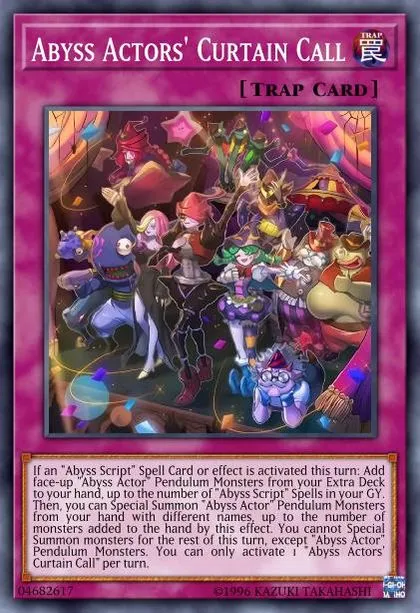 yugioh abyss actor deck list Complete Custom for Yu-Gi-Oh! ARC-V Abyss Actors' Curtain Call" Reviews