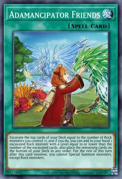 yugioh master duel adamancipator deck Recipe: "Adamancipator" (Post BEYOND THE BRAVE)  . . . . . #ocgnews #newcard #YuGiOhMasterDuel #yugiohtcg #cardnews Adamancipator Friends | How to