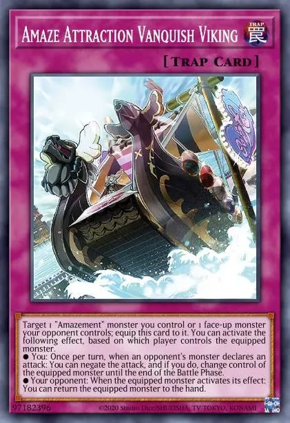 Amaze Attraction Viking Vortex | How to obtain, Decks & Usage Statistics |  Master Duel Meta
