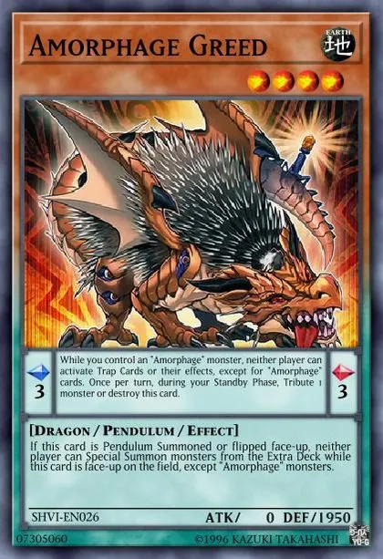 amorphage deck yugioh Yu-Gi-Oh! - Lysis - Shining Victories - 1st Edition Dragon/Pendulum/Effect Card Number Yu-Gi-Oh! Deck Recipe Details |