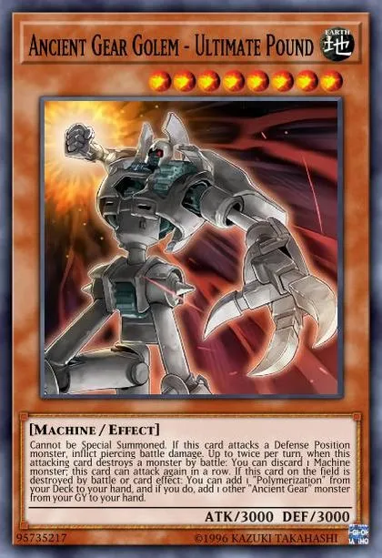 Ancient Gear Golem - Ultimate Pound | How to obtain, Decks & Usage