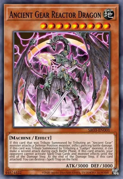 Ancient Gear Reactor Dragon | How to obtain, Decks & Usage Statistics |  Master Duel Meta