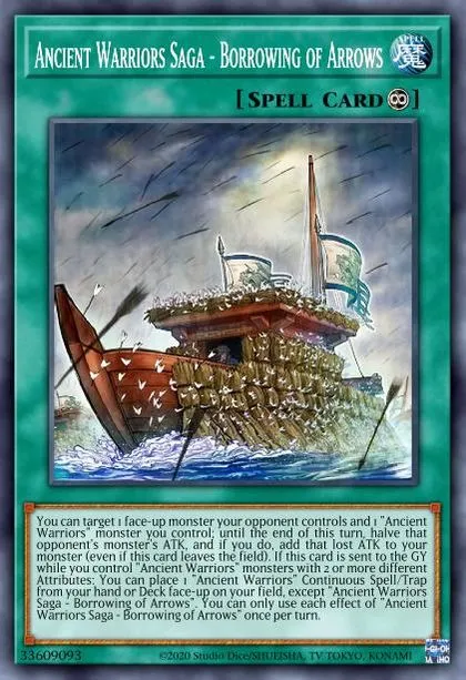 Ancient Warriors Saga - Borrowing of Arrows | How to obtain, Decks & Usage  Statistics | Duel Links Meta
