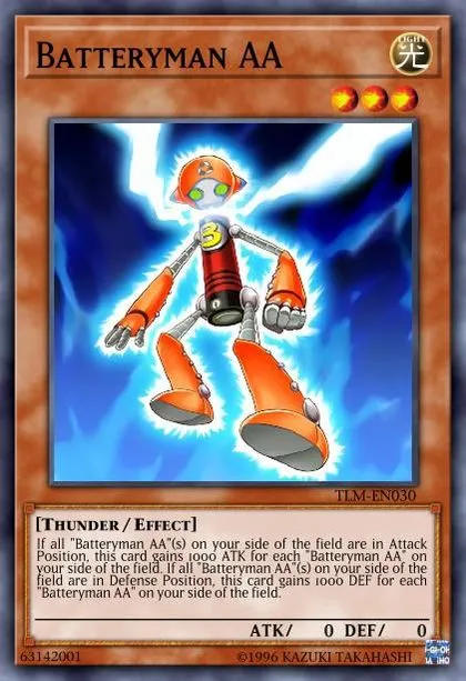 Batteryman AA | How to obtain, Decks & Usage Statistics | Duel Links Meta