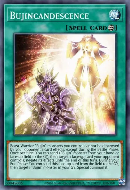 Bujincandescence | How to obtain, Decks & Usage Statistics | Duel Links Meta