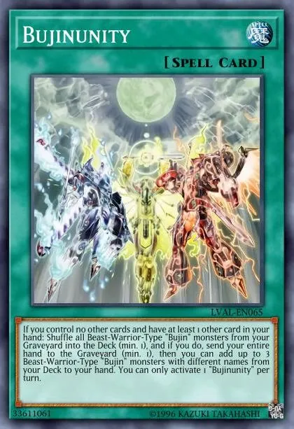 Bujinunity | How to obtain, Decks & Usage Statistics | Duel Links Meta