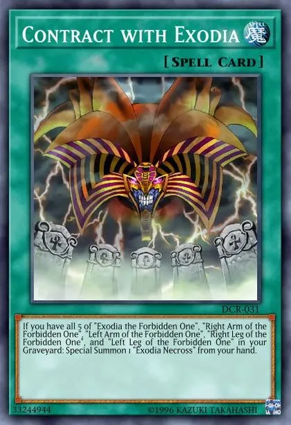 yugioh duel links forbidden one cards Yu-Gi-Oh! - Exodia The (DLG1-EN022) - Dark Legends - Unlimited Edition Once per turn All Exodia cards we are