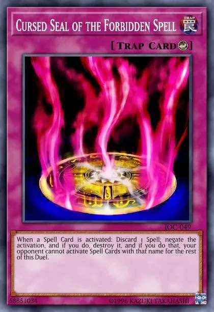 Cursed Seal of the Forbidden Spell | How to obtain, Decks & Usage  Statistics | Duel Links Meta