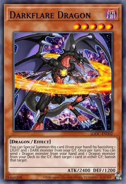 Darkflare Dragon | How to obtain, Decks & Usage Statistics | Master Duel  Meta