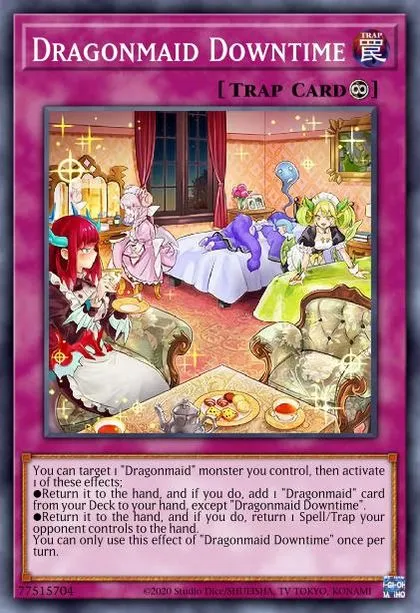 Dragonmaid Downtime | How to obtain, Decks & Usage Statistics | Master Duel  Meta