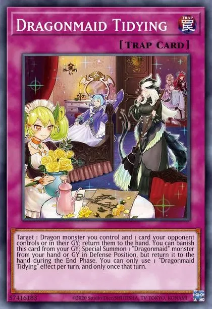 HAND MAID MAY トレーディングカード Dragonmaid Tidying | How to obtain, Decks & Usage Statistics