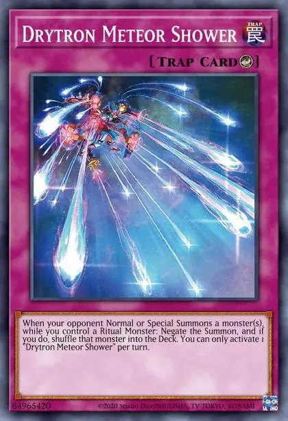 yugioh drytron deck INFO-EN032 Drytron Meteonis DA Draconids : Super Rare 1st Edition YuGiOh Card main image 0