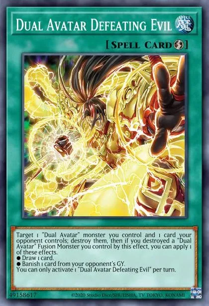 yugioh duel avatar deck Dual Avatar Deck Breakdown | Guides, Decks & Usage Statistics