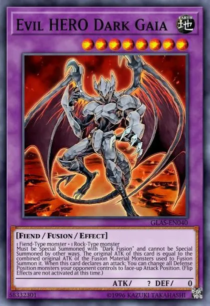 Evil HERO Dark Gaia | How to obtain, Decks & Usage Statistics | Master Duel  Meta