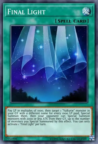valkyrie deck yugioh duel links The Past, Present and Future collide in the Yu-Gi-Oh! TRADING CARD GAME! may be 1st or Unlimited Edition Amazon.com: Yu-Gi-Oh! - Valkyrie of