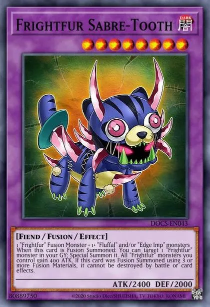 yugioh frightfur deck Dangerous Nightmary An individual card from the Yu Yugioh Budget competitive Fluffal/Frightfur Deck