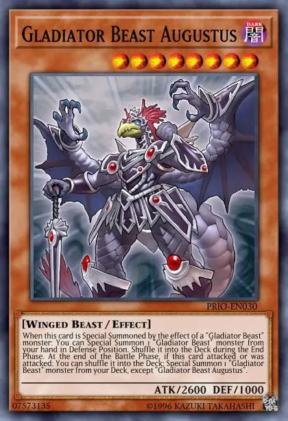 Gladiator Beast Augustus | How to obtain, Decks & Usage Statistics | Duel Links Meta Gladiator Beast Augustus | How to obtain, Decks & Usage Statistics | Duel Links Meta