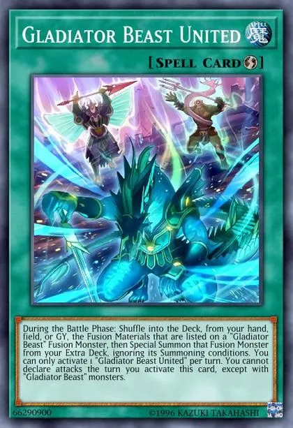 yu gi oh duel links gladiator beast deck Complete Custom for Yu-Gi-Oh! ARC-V Gladiator Beast Bestiari | How
