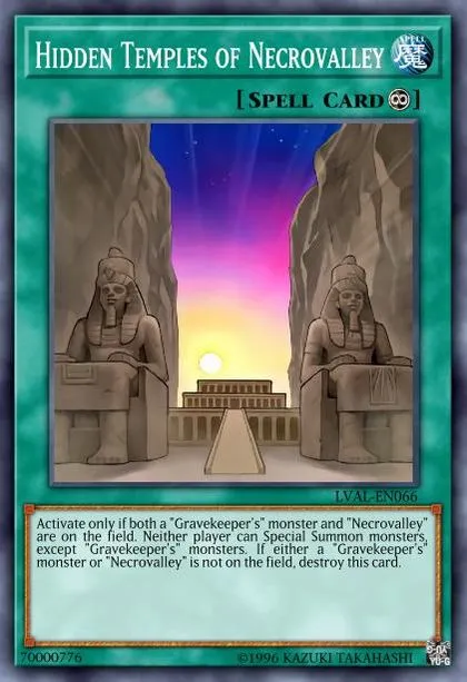 yugioh master duel necrovalley deck Yu-Gi-Oh! - Hidden Temples of - SS01-ENB13 - Common - 1st Edition - Speed Decks Steam Community :: Guide ::