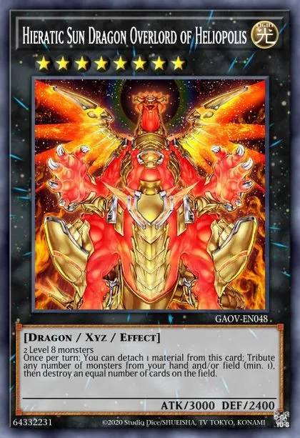 Hieratic Sun Dragon Overlord of Heliopolis | How to obtain, Decks