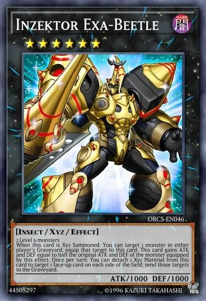 Inzektor Exa-Beetle | How to obtain, Decks & Usage Statistics | Duel Links  Meta