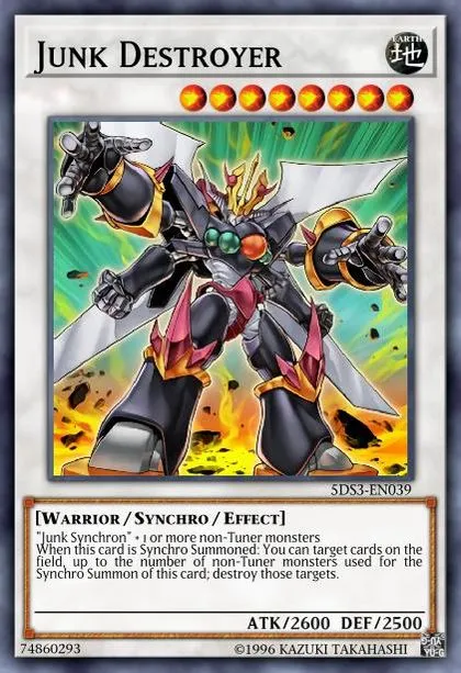 Junk Destroyer | How to obtain, Decks & Usage Statistics | Duel Links Meta
