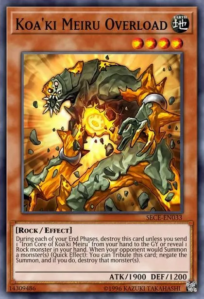 yugioh duel links koa ki meiru deck Yu-Gi-Oh! - Koa'ki Guardian (RGBT-ENPP3) - Duelist Pack Collection Tin - Limited Edition NEW! KOA'KI MEIRU LAST GAMBLE