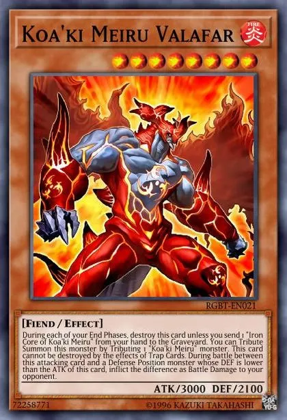yugioh duel links koa ki meiru deck Yu-Gi-Oh! - Koa'ki Guardian (RGBT-ENPP3) - Duelist Pack Collection Tin - Limited Edition when your opponent activates a Spell Card Koa'ki Meiru Valafar | How