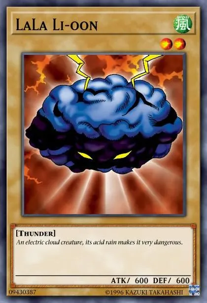electric yugioh cards Thunder
