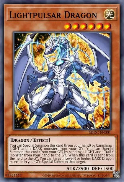 Lightpulsar Dragon | How to obtain, Decks & Usage Statistics