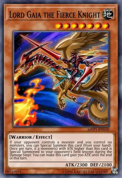 yugioh gaia knight deck Complete Custom for Yu-Gi-Oh! Gaia The Fierce Knight -