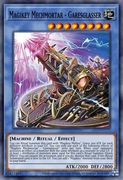 Magikey Mechmortar - Garesglasser | How to obtain, Decks & Usage Statistics  | Master Duel Meta
