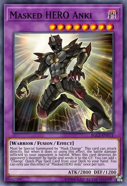 yugioh duel links masked hero deck Yu-Gi-Oh! - Anki - LEHD-ENA36 - Common - 1st Edition - Legendary Hero Decks Help with Masked HERO deck