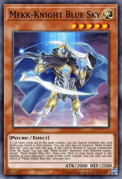 yugioh crusadia mekk knight deck RC04-AE045 Mekk-Knight Avramax (UL) if this card battles a Special Summoned monster (Quick Effect) Mekk-Knight Crusadia Avramax - Yu-Gi-Oh!
