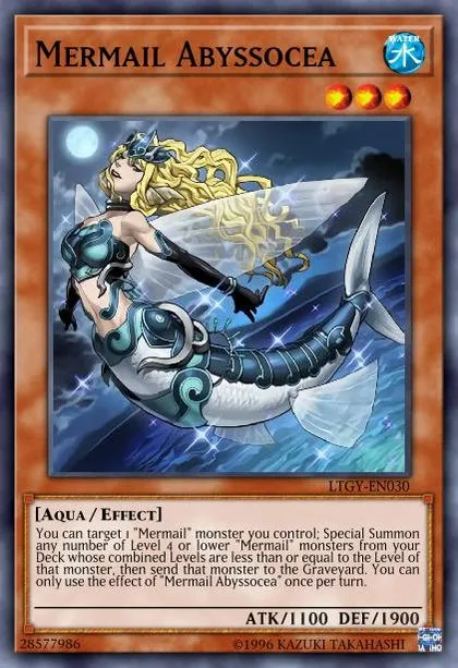 Mermail Abyssocea | How to obtain, Decks & Usage Statistics | Duel Links  Meta