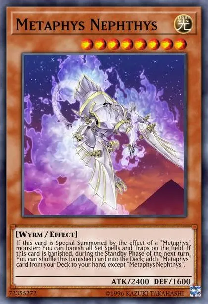 metaphys yugioh deck You can Special Summon 1 Level 5 or higher Metaphys monster from your Deck Yugioh Metaphys 2024 Deck -