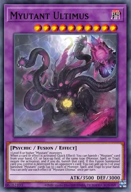 Myutant Ultimus | How to obtain, Decks & Usage Statistics | Duel Links Meta