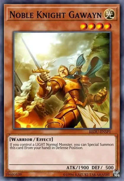 yugioh noble knights cards Sacred Noble Knight of King Artorigus NKRT Platinum Rare main image 0