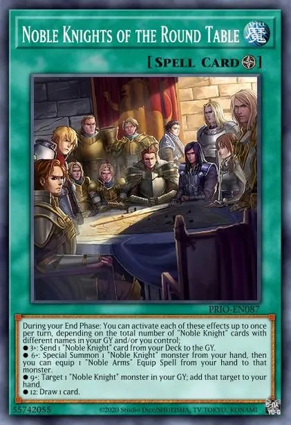 Noble Knights of the Round Table | How to obtain, Decks & Usage Statistics  | Master Duel Meta
