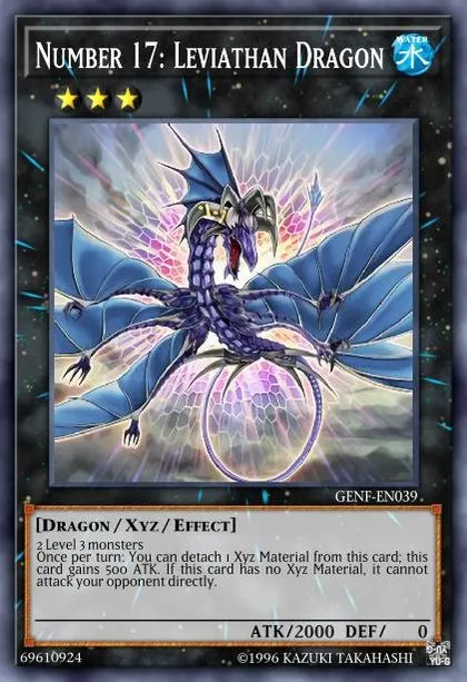 Number 17: Leviathan Dragon | How to obtain, Decks & Usage