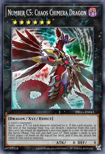Number C5: Chaos Chimera Dragon | How to obtain, Decks & Usage Statistics | Duel Links Meta Number C5: Chaos Chimera Dragon | How to obtain, Decks & Usage Statistics | Duel Links Meta