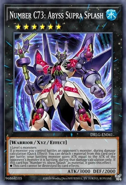 ビルス Rカード 6300HP 3000攻撃力 Number C73: Abyss Supra Splash | How to obtain, Decks