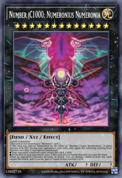 Number iC1000: Numerounius Numerounia | How to obtain, Decks & Usage  Statistics | Master Duel Meta
