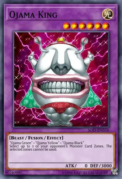 Ojama King | How to obtain, Decks & Usage Statistics | Master Duel Meta