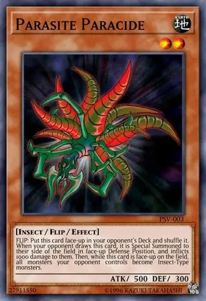 parasite deck yugioh Metallizing Type as long as this card remains face Just a Fusion Parasite deck