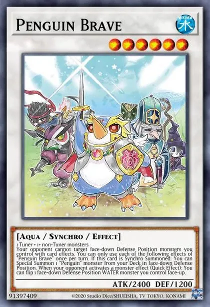 Penguin Brave | How to obtain, Decks & Usage Statistics | Master Duel Meta