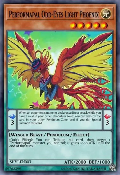 Performapal Odd-Eyes Light Phoenix | How to obtain, Decks & Usage  Statistics | Master Duel Meta