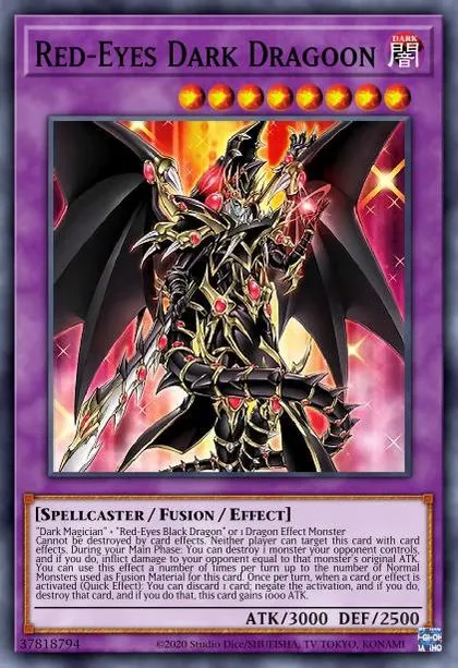 Red-Eyes Dark Dragoon | How to obtain, Decks & Usage Statistics | Master  Duel Meta