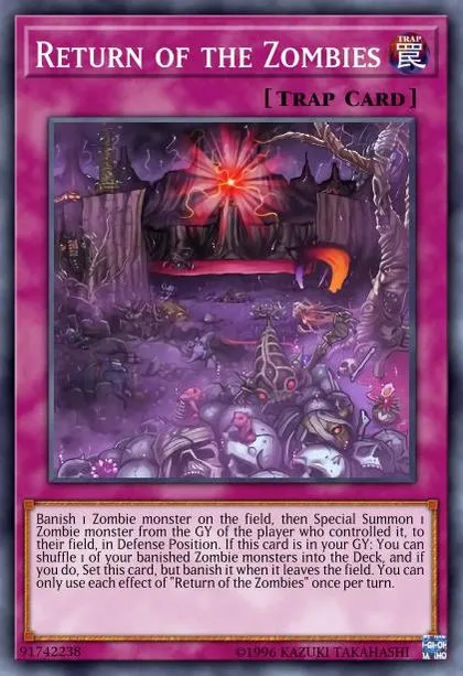 Return of the Zombies | How to obtain, Decks & Usage Statistics | Master  Duel Meta